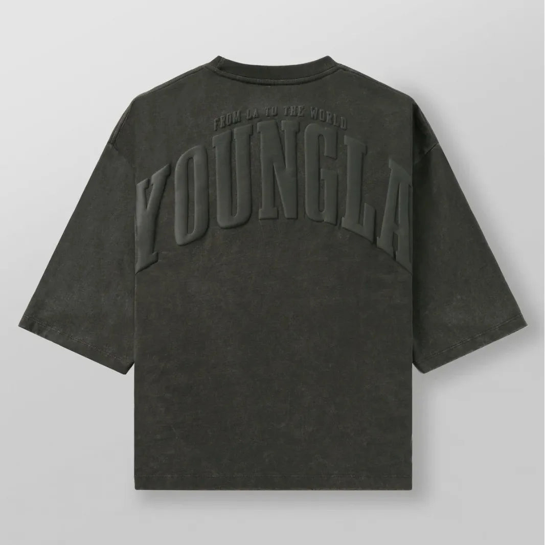 Men's oversized T-shirt foam printed