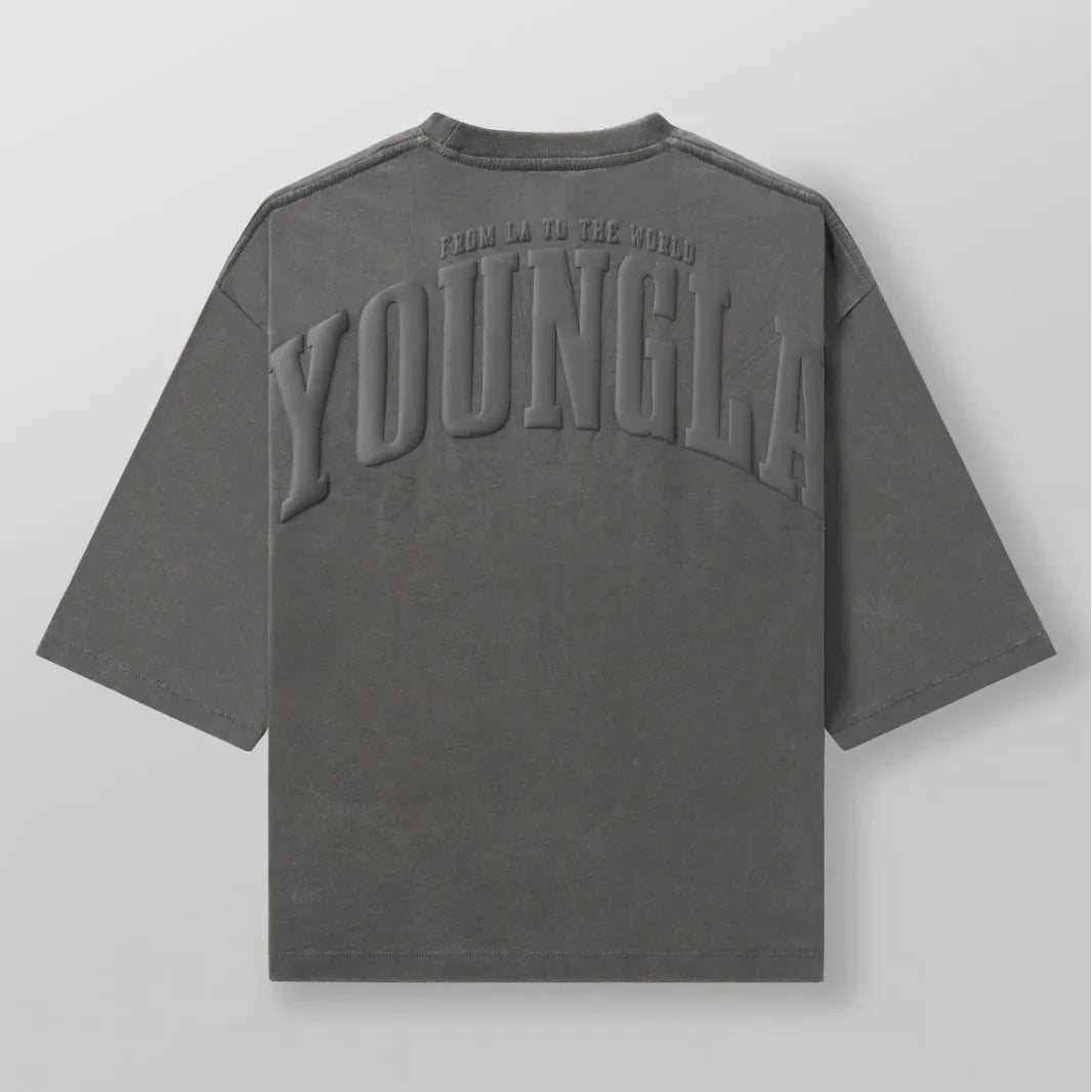 Men's oversized T-shirt foam printed