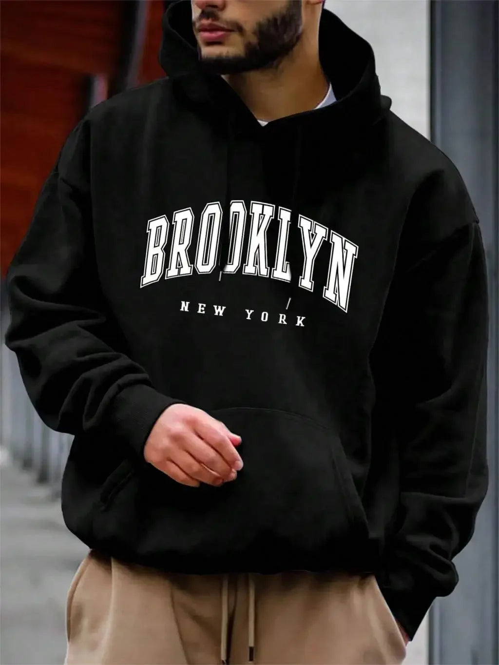 Brooklyn New York Printing Hoodie