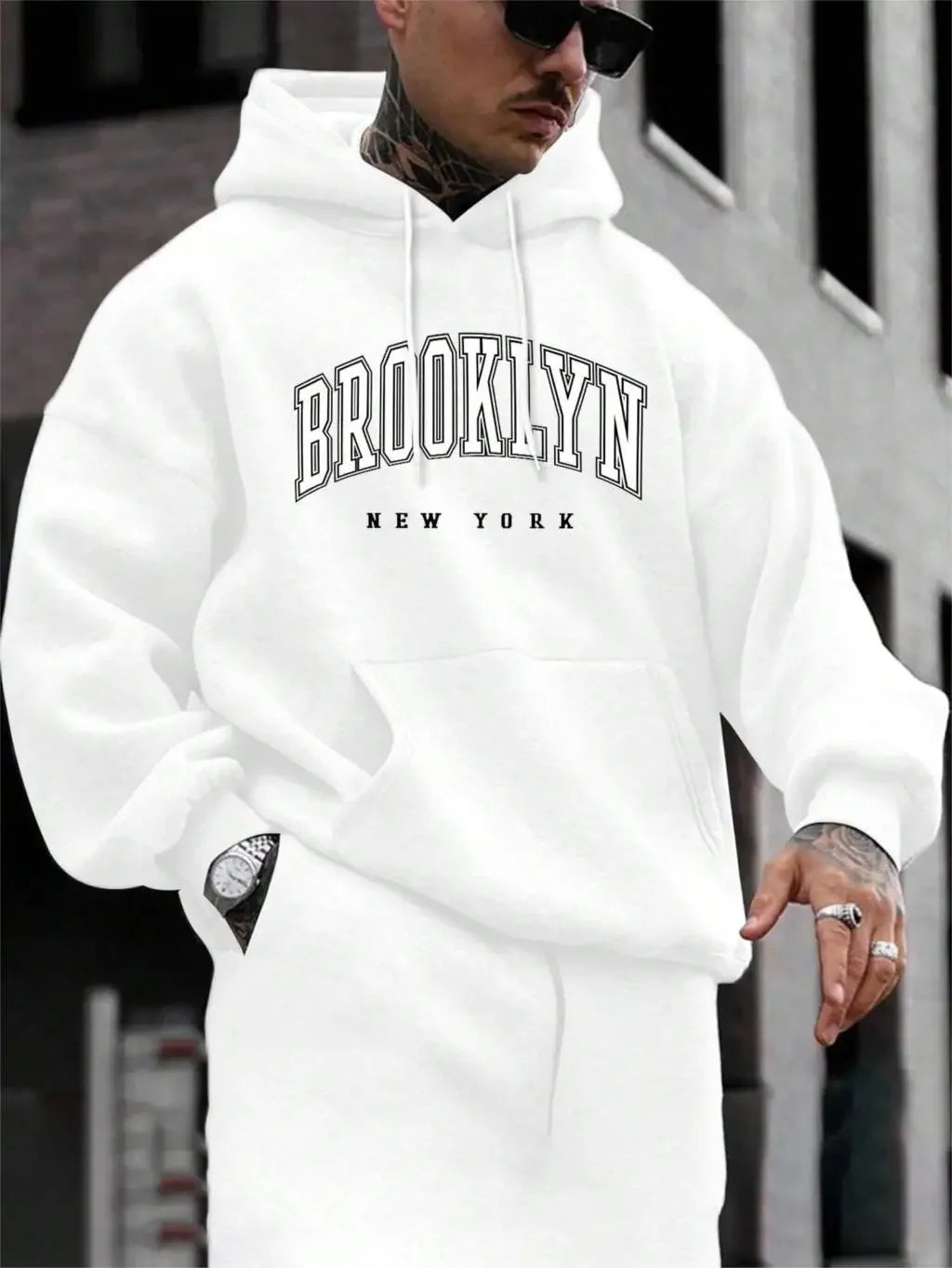 Brooklyn New York Printing Hoodie