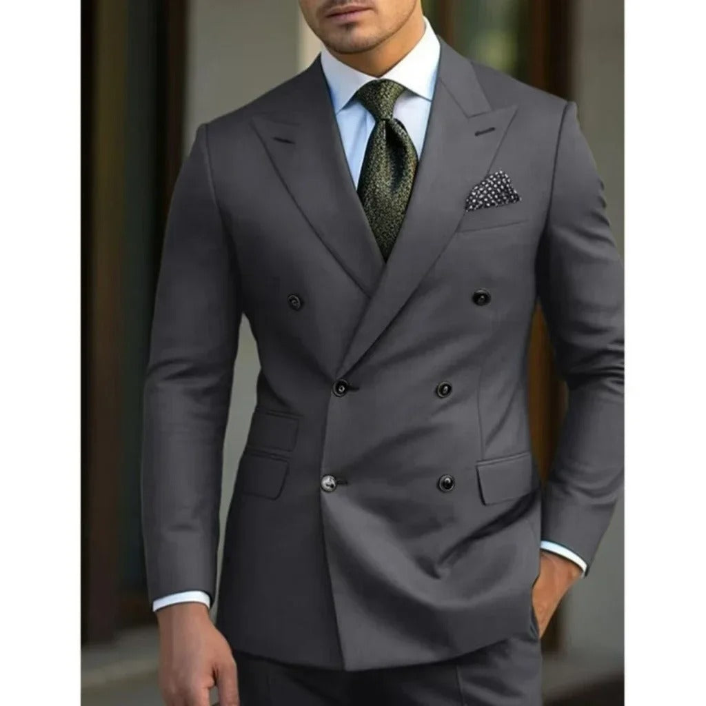 Mens Suits Classic Slim Fit 2 Piece Blazer