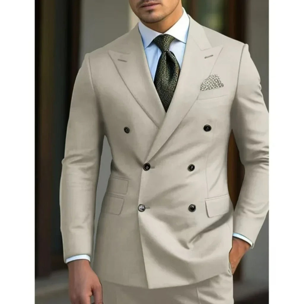 Mens Suits Classic Slim Fit 2 Piece Blazer