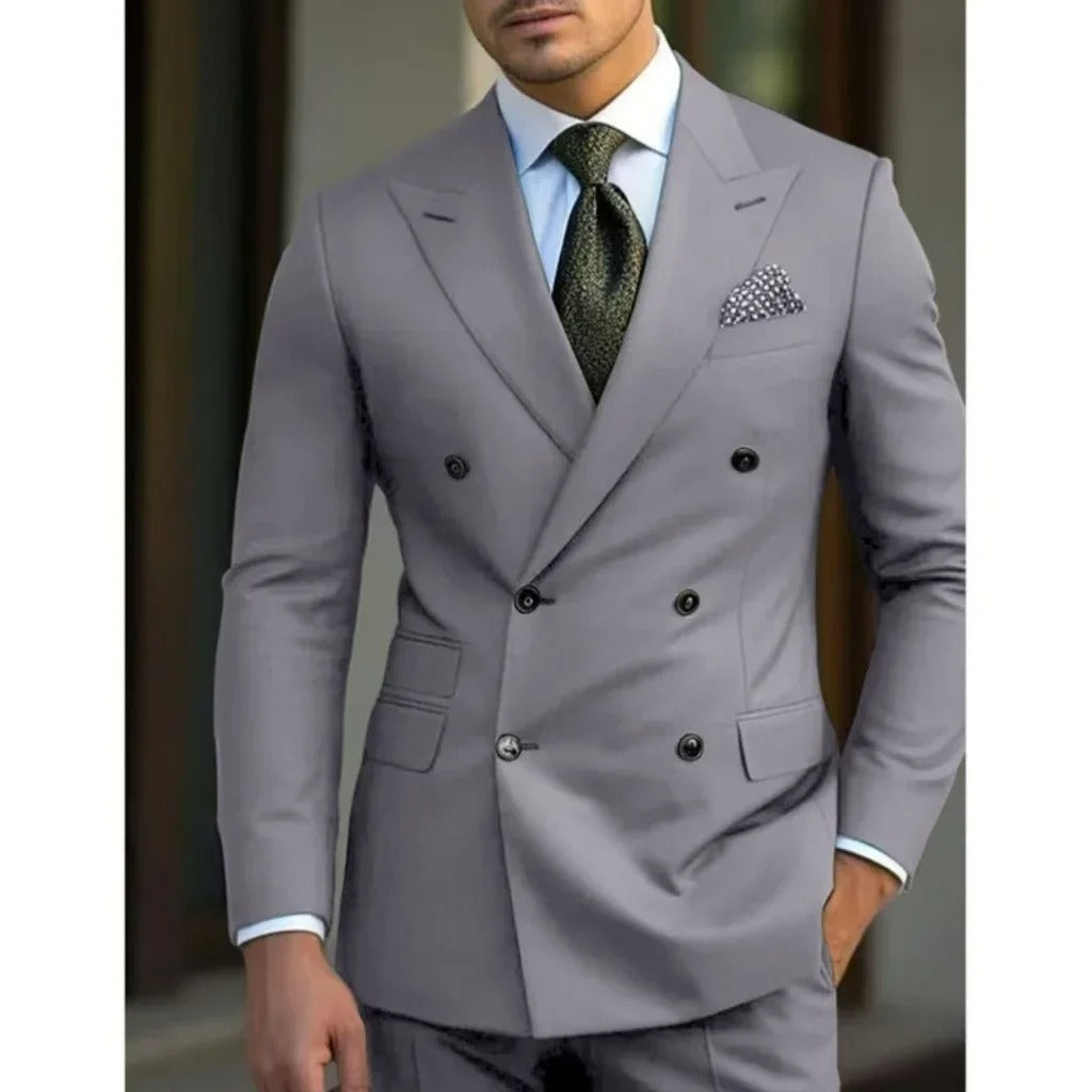 Mens Suits Classic Slim Fit 2 Piece Blazer