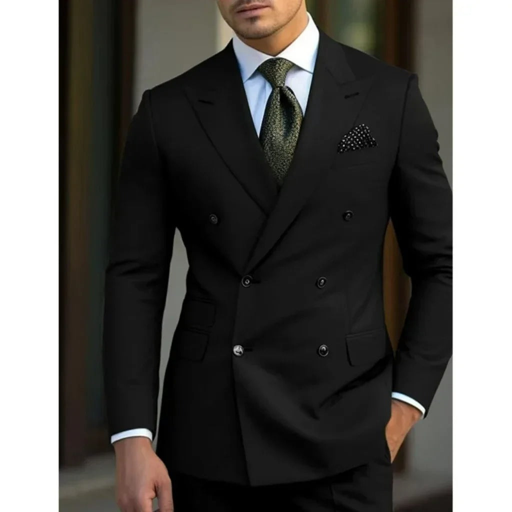 Mens Suits Classic Slim Fit 2 Piece Blazer