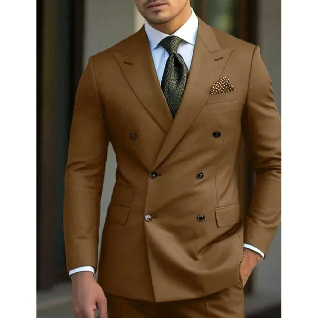 Mens Suits Classic Slim Fit 2 Piece Blazer